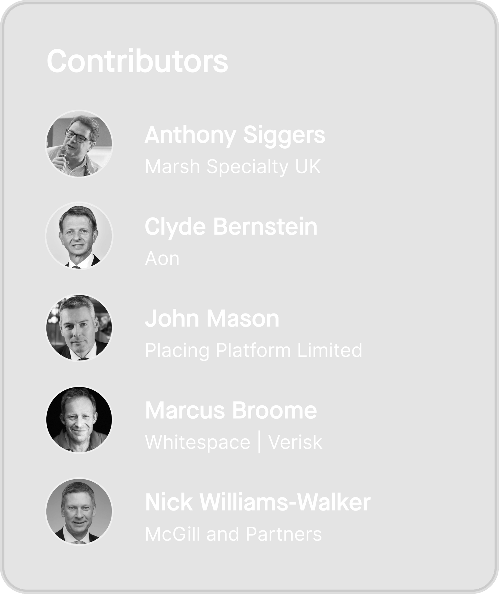 contributors